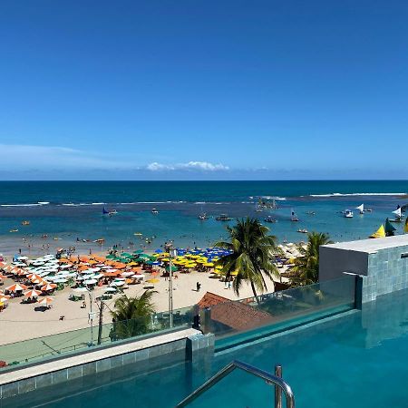 Flat Beira Mar Com Varanda Em Pôrto das Galinhas Esterno foto